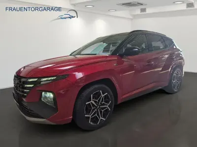 Gebraucht Hyundai Tucson N Line 265 PS (194 kW) 2021 Sunset red/phantom black SUV