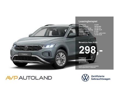 Gebraucht VW T-Roc Life 116 PS (85 kW) 2024 Petroleum blue SUV