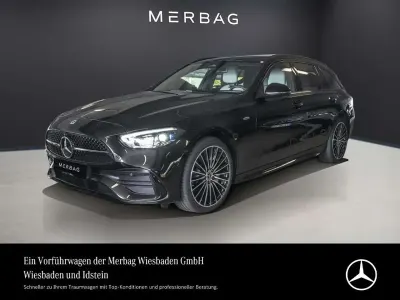 Brugt Mercedes C300e AMG 313 HK (230 kW) 2025 Sort Stationcar