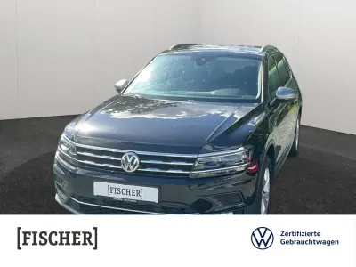 Gebraucht VW Tiguan Allspace Highline 150 PS (110 kW) 2019 Schwarz SUV