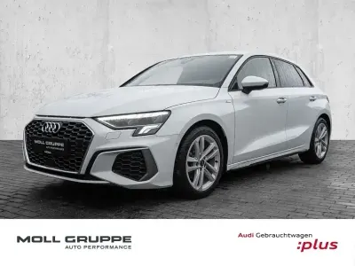 Gebraucht Audi A3 S-Line 150 PS (110 kW) 2023 Gletscherweiß (metallic) Limousine