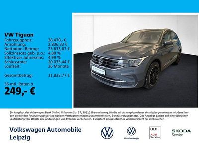 Grau Gebraucht 2023 VW Tiguan Active SUV | 28.470 € (Guter Preis)