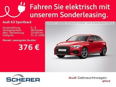 Gebraucht Audi A3 Sportback e-tron Ambiente 204 PS (150 kW) 2022 Tangorot metallic (metallic) Kleinwagen