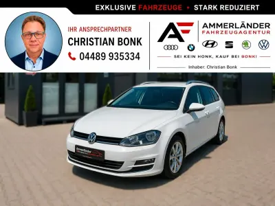 Gebraucht VW Golf VII LOUNGE 125 PS (91 kW) 2015 Weiß Kombi