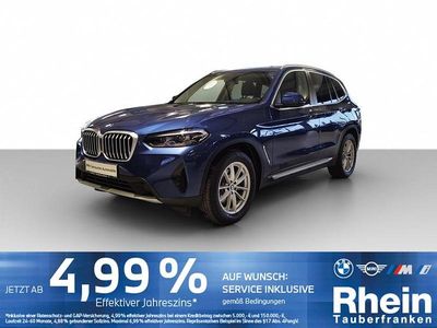 Blau Gebraucht 2022 BMW X3 Sport Line SUV | 37.540 € (Guter Preis)