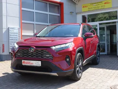 Gebraucht Toyota RAV4 Hybrid Lounge 222 PS (163 kW) 2023 Rot SUV