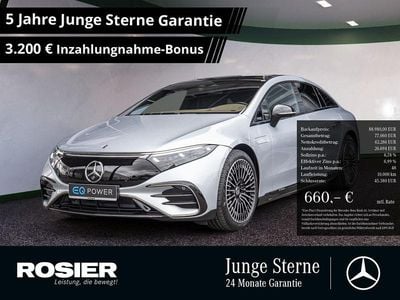 Usata Mercedes EQS580 Premium Plus 385 kW (524 CV) 2024 Argento Berlina