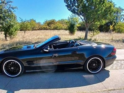 Usata Mercedes SL500 306 CV (225 kW) 2002 Nero Cabrio