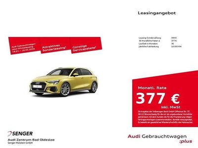 Pythongelb Gebraucht 2024 Audi A3 S-Line Limousine | 36.900 € (Etwas zu teuer)