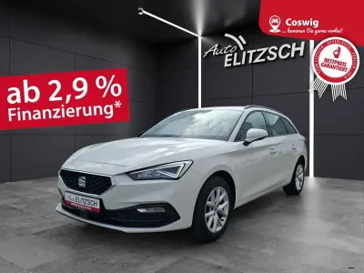 Gebraucht Seat Leon ST Style 150 PS (110 kW) 2021 "candy" weiss Kombi