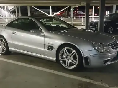 Gebraucht Mercedes SL55 AMG AMG 500 PS (367 kW) 2005 Silber Cabrio