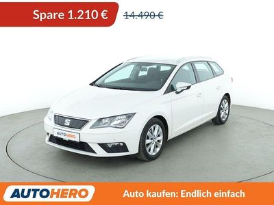Weiß Gebraucht 2018 Seat Leon Ecomotive Kombi | 13.280 € (Etwas zu teuer)