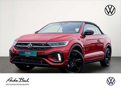 Neu VW T-Roc Cabriolet R-line 150 PS (110 kW) 2025 Kings red metallic schwarz Cabrio
