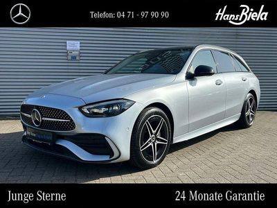 Gebraucht Mercedes C300e AMG 197 PS (144 kW) 2023 Lack hightechsilber Kombi