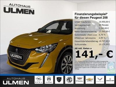 Gelb Gebraucht 2022 Peugeot e-208 Active Kleinwagen | 16.950 € (Fairer Preis)