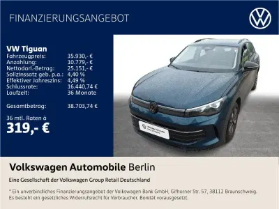 Gebraucht VW Tiguan Goal 150 PS (110 kW) 2025 Blau SUV