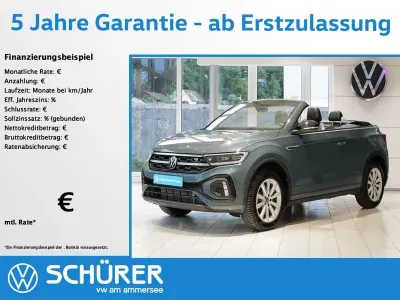 Gebraucht VW T-Roc Cabriolet Style 150 PS (110 kW) 2025 Petroleum blue metallic Cabrio
