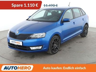 Gebraucht Skoda Rapid Ambition 90 PS (66 kW) 2017 Blau Limousine