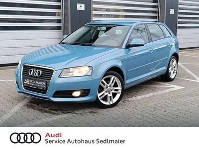 Gebraucht Audi A3 Attraction 160 PS (117 kW) 2008 Eisvogelblau perleffekt Kleinwagen