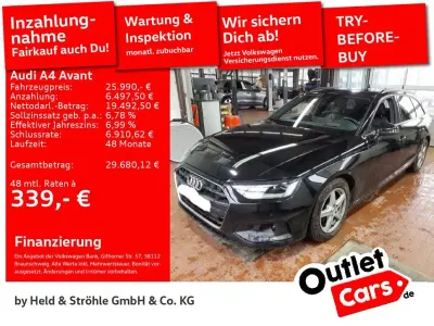 Gebraucht Audi A4 S-Line 136 PS (100 kW) 2022 Mythosschwarz metallic Kombi