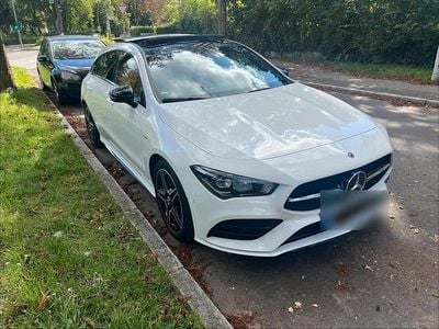 Gebraucht Mercedes CLA180 Shooting Brake AMG line 136 PS (100 kW) 2021 Weiß Kombi