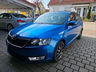 Usata Skoda Rapid 90 CV (66 kW) 2015 Blu Utilitaria