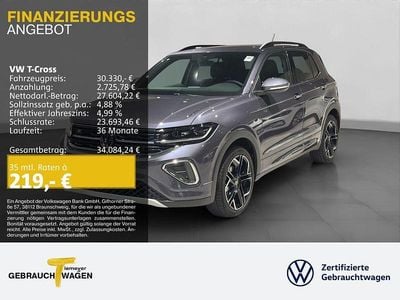Grau Neu 2025 VW T-Cross R-line SUV | 30.330 € (Guter Preis)