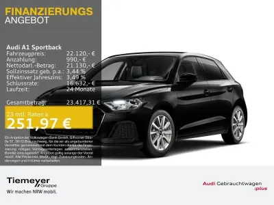 Brugt Audi A1 Sportback Advanced 116 HK (85 kW) 2025 Sort Hatchback