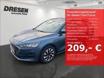 Blau Neu 2025 Ford Focus Titanium Kombi | 24.790 € (Fairer Preis)