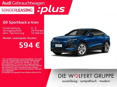 Gebraucht Audi Q6 e-tron 284 kW (387 PS) 2025 Ascariblau metallic SUV