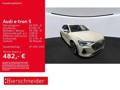 Usata Audi e-tron Ambiente 369 kW (503 CV) 2022 Bianco SUV