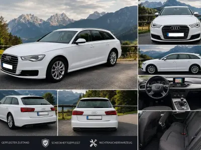 Gebraucht Audi A6 190 PS (139 kW) 2017 Weiß Kombi