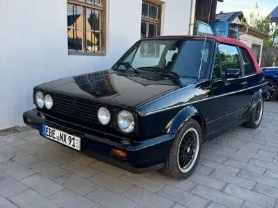 Brugt VW Golf Cabriolet 98 HK (72 kW) 1991 Sort Cabriolet