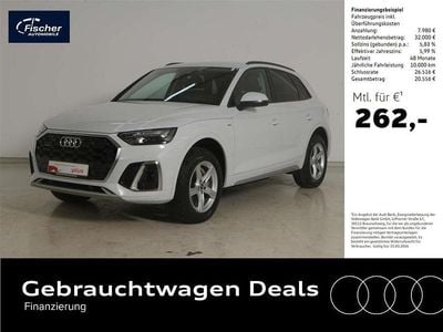 Gebraucht Audi Q5 S-Line 204 PS (150 kW) 2023 Gletscherweiß metallic SUV