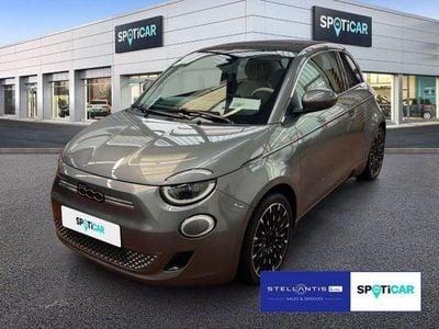 Usata Fiat 500e La Prima 86 kW (118 CV) 2023 Grigio Cabrio
