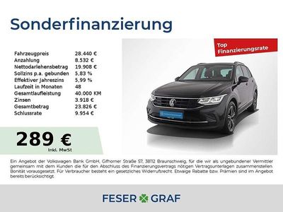 Gebraucht VW Tiguan Life 150 PS (110 kW) 2023 Schwarz SUV