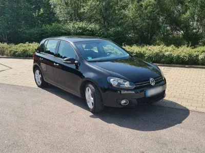 Gebraucht VW Golf VI Comfortline 122 PS (89 kW) 2010 Schwarz Kleinwagen