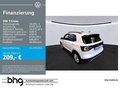 Weiß Gebraucht 2023 VW T-Cross Life SUV | 18.430 € (Fairer Preis)
