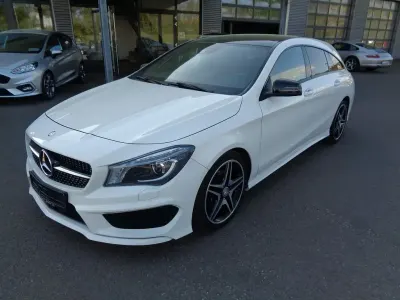 Brugt Mercedes CLA200 AMG line 156 HK (114 kW) 2016 Hvid Sedan