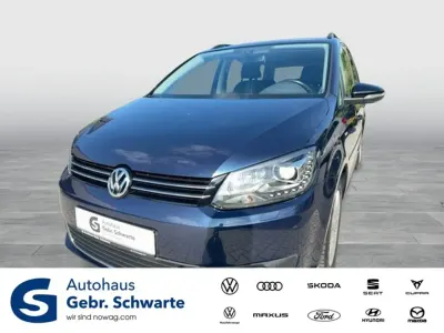 Gebraucht VW Touran Match 140 PS (102 kW) 2012 Blau Van / Kleinbus