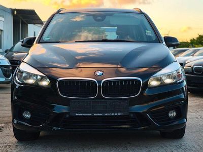 Gebraucht BMW 218 Gran Tourer Sport Line 150 PS (110 kW) 2016 Schwarz Van / Kleinbus
