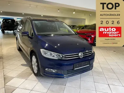 Gebraucht VW Touran 150 PS (110 kW) 2016 Blau metallic Van / Kleinbus