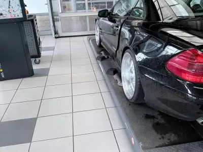 Gebraucht Mercedes SL500 306 PS (225 kW) 2001 Schwarz Cabrio