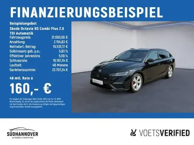 Gebraucht Skoda Octavia RS 200 PS (147 kW) 2022 Blackmagic perleffekt Kombi