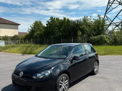 Gebraucht VW Golf VI 80 PS (58 kW) 2009 Schwarz Kleinwagen