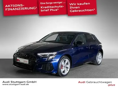 Gebraucht Audi A3 Sportback e-tron S-Line 245 PS (180 kW) 2023 Navarrablau metallic Kleinwagen