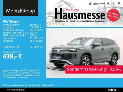 Gebraucht VW Tayron Life 150 PS (110 kW) 2025 Cipressinogrün metallic (metallic) SUV