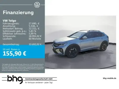 Brugt VW Taigo R-line 150 HK (110 kW) 2025 Sølv SUV