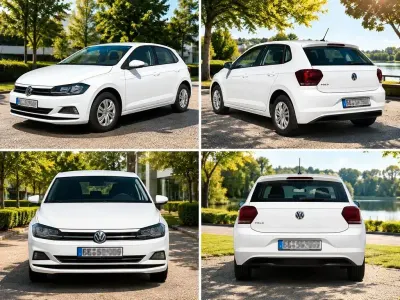 Gebraucht VW Polo Trendline 65 PS (47 kW) 2019 Weiß Kleinwagen