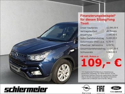 Blau Gebraucht 2019 Ssangyong (KGM) Tivoli SUV | 10.980 € (Guter Preis)